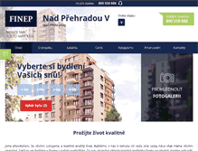 Tablet Screenshot of bydleninadprehradou.cz